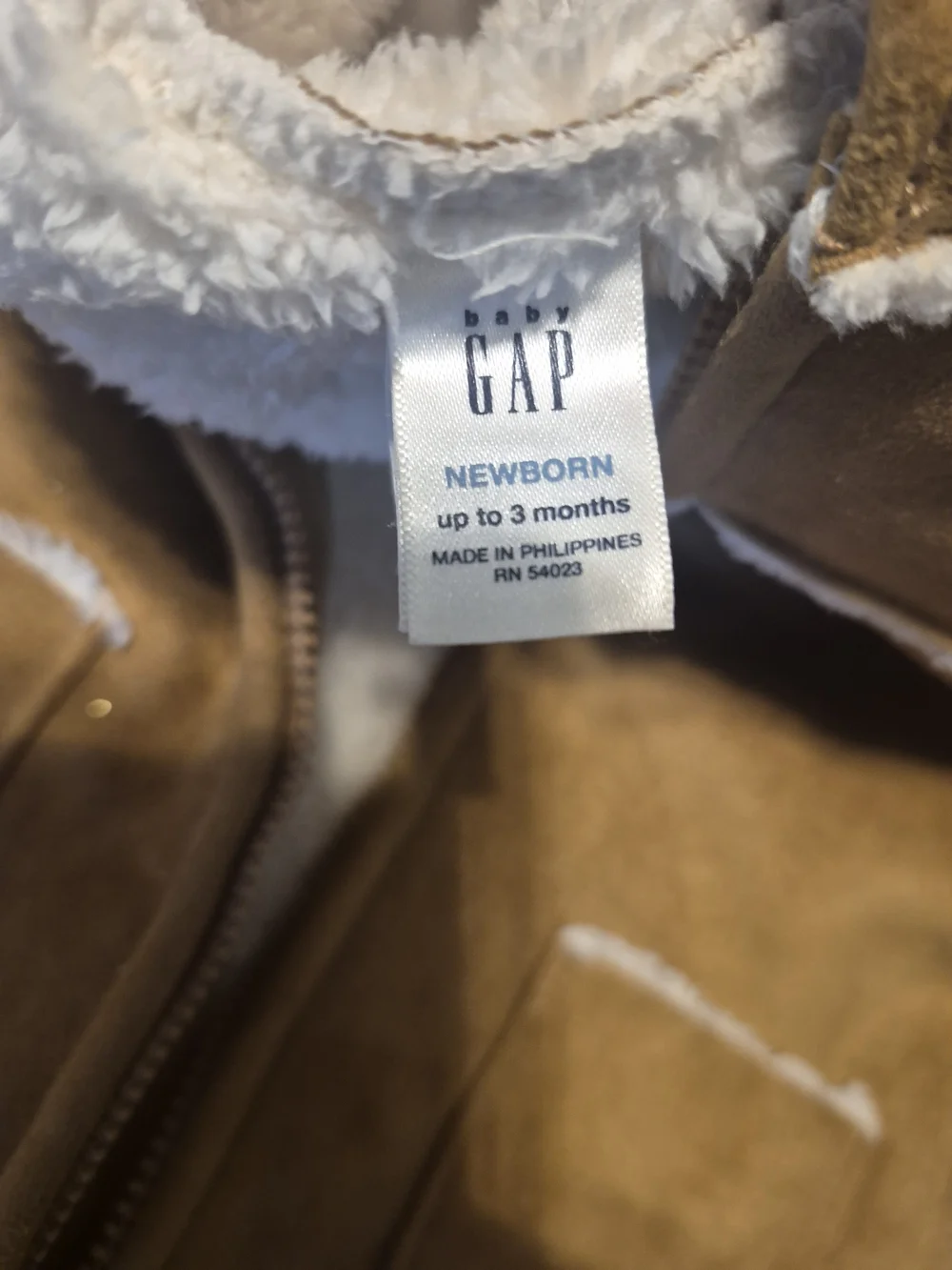 GAP newborn bunting